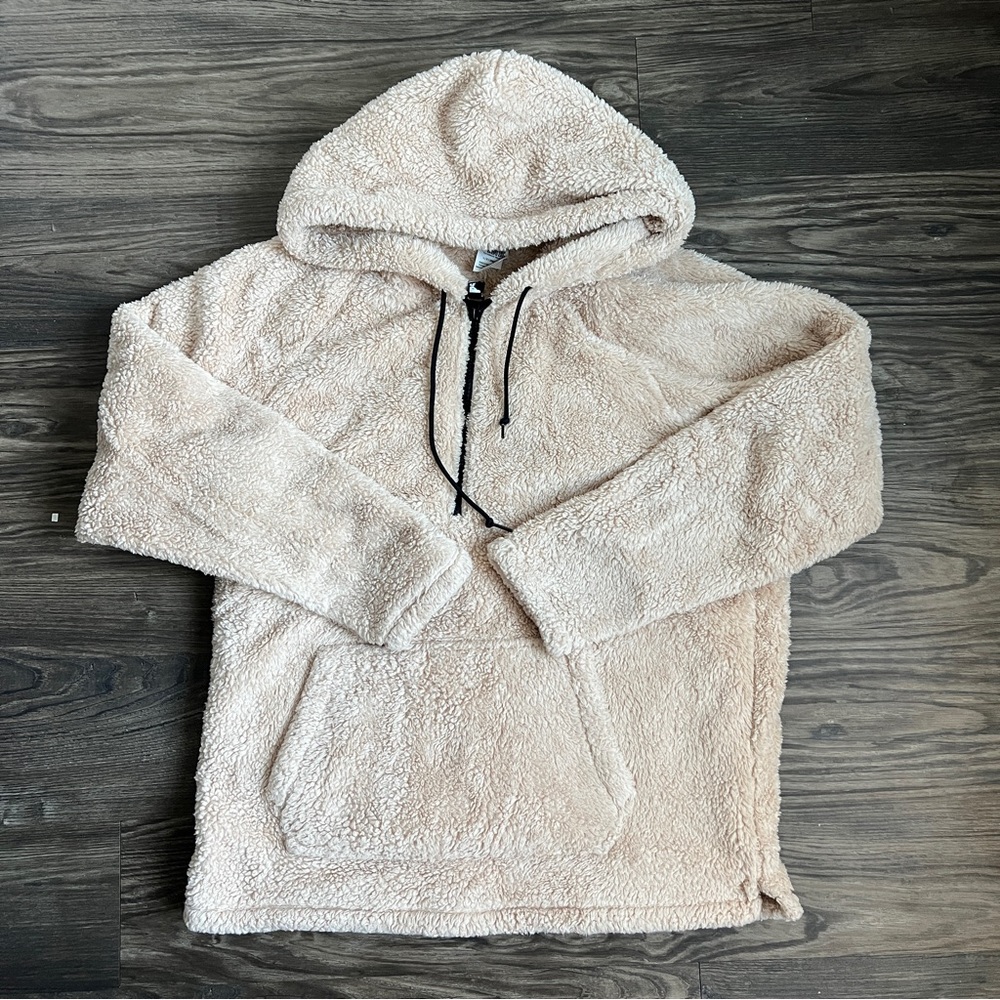 Victoria's Secret PINK Teddy Sherpa Pullover Hoodie